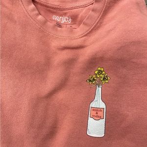 Fanjoy Maia Knight: Daffodils Pink Crewneck size 3x